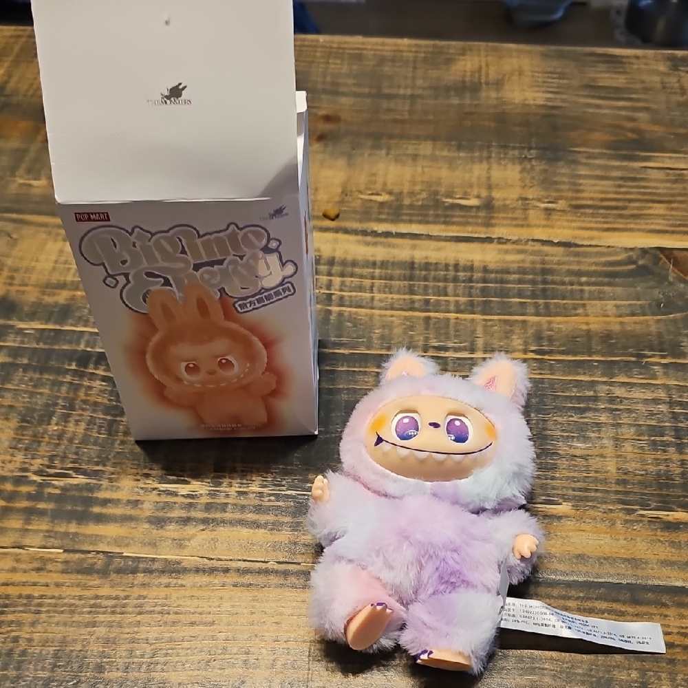 Purple/ Light Blue and White Luck LuFufu